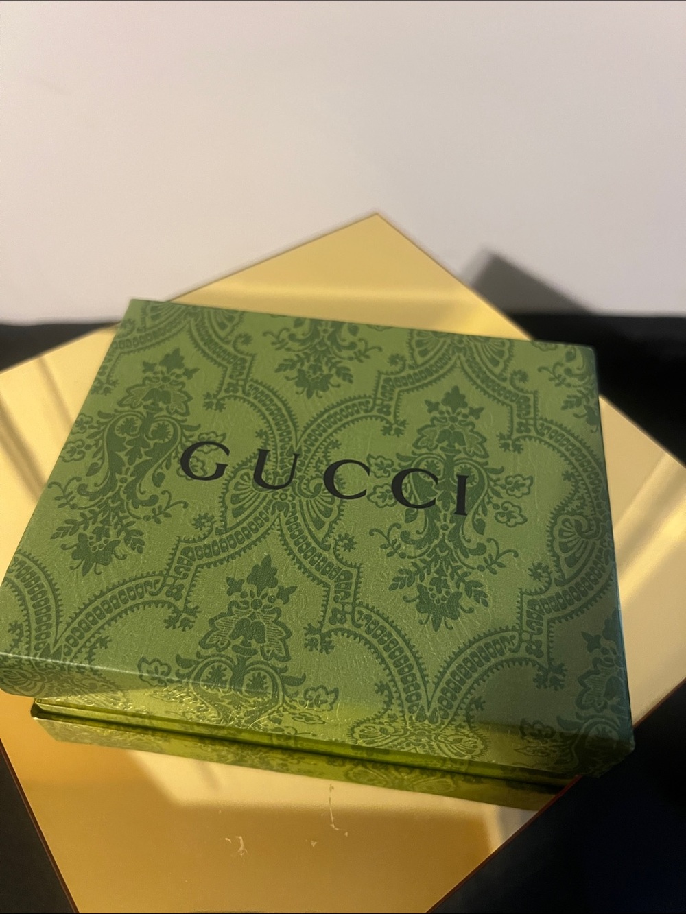Gucci Cream GG Owl Keychain with Blue Wings and Tan Eye Accents - Picture 4 of 10